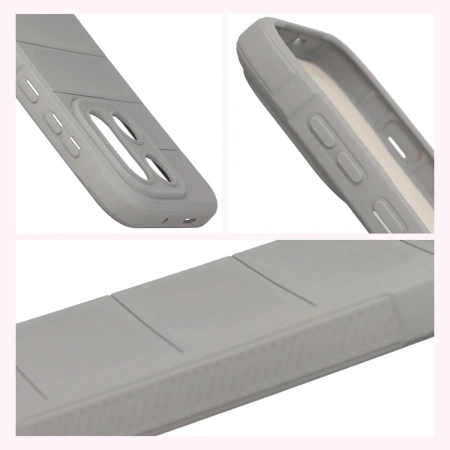 Pancerne etui Bizon Case Tur do OnePlus 15, jasnoszare