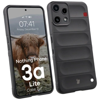 Pancerne etui Bizon Case Tur do Nothing Phone (3a) Lite, czarne