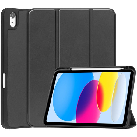 Etui Bizon Case Tab Lizard do iPad 11 / 10 gen. 2025 / 2022, czarne