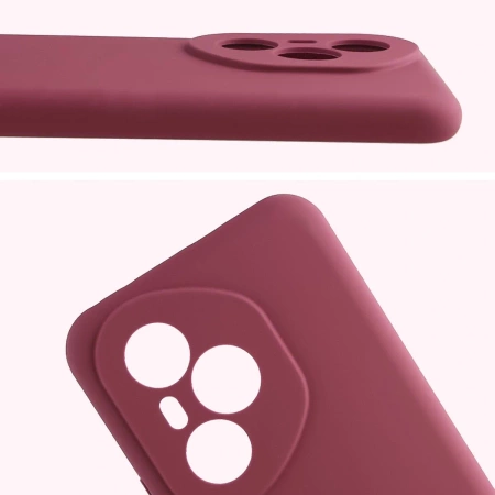 Silikonowe etui Bizon Soft Case do Honor 400 Pro, ciemnofioletowe