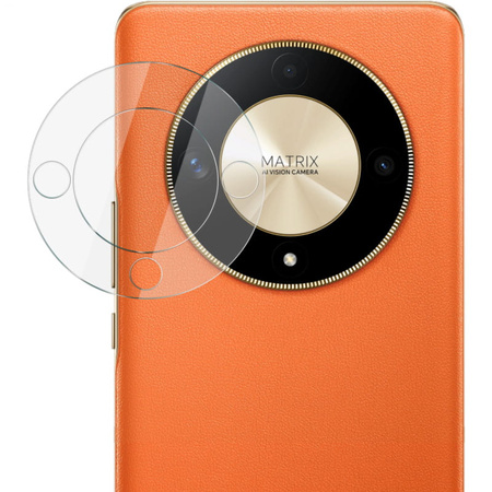 Szkło na aparat Bizon Glass Silk Lens do Honor Magic6 Lite, 2 sztuki