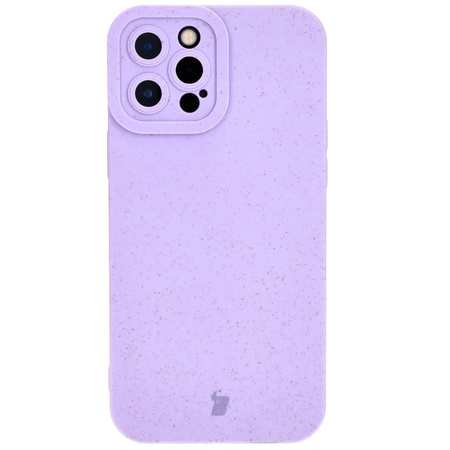 Ekologiczne etui Bizon Bio-Case do iPhone 12 Pro Max, fioletowe