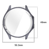 Etui z osłoną ekranu Bizon Case Watch Felipe do OnePlus Watch 3 / Oppo Watch X2, szare