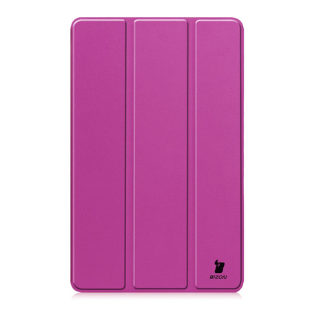 Etui z klapką Bizon Case Tab Croc do Xiaomi Redmi Pad SE 8.7, fioletowe