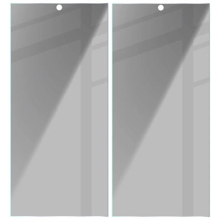 Prywatyzujące szkło hartowane Bizon Glass Clear Shadow Duo do Galaxy S24 Ultra, przyciemniane, 2 sztuki