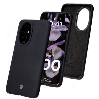 Silikonowe etui Bizon Soft Case do Honor 200, czarne