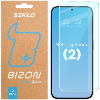 Szkło hartowane Bizon Glass Clear Duo do Nothing Phone (2), 2 sztuki