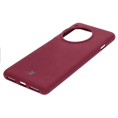 Silikonowe etui Bizon Soft Case do OnePlus 12R, ciemnofioletowe