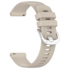 Pasek silikonowy do smartwatcha, Bizon Strap Watch Silicone Pro T, Quick Release 20 mm, jasnoszary