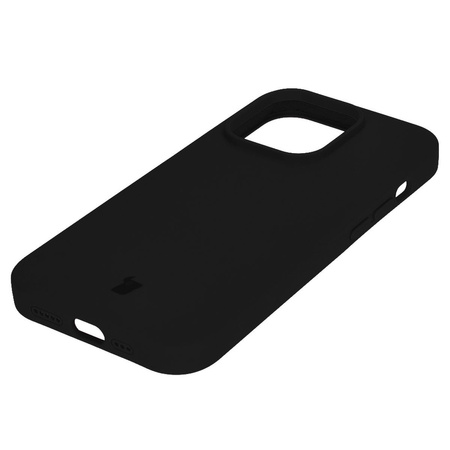 Etui silikonowe do iPhone 14 Pro Bizon Soft Case, czarne