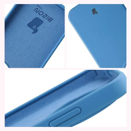 Silikonowe etui Bizon Soft Case do Realme GT 8 Pro, niebieskie