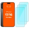 Szkło ochronne 2.5D Bizon Smart Glass do iPhone 16 Pro Max / 17 Pro Max, 3 sztuki