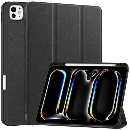 Etui Bizon Case Tab Lizard do iPad Pro 11" 2025 / 2024, czarne