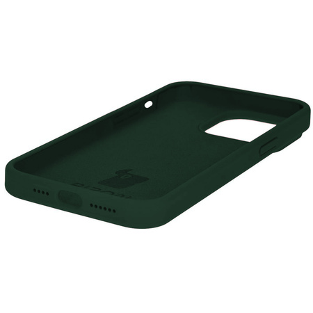 Silikonowe etui Bizon Soft Case do iPhone 14 Pro Max, ciemnozielone