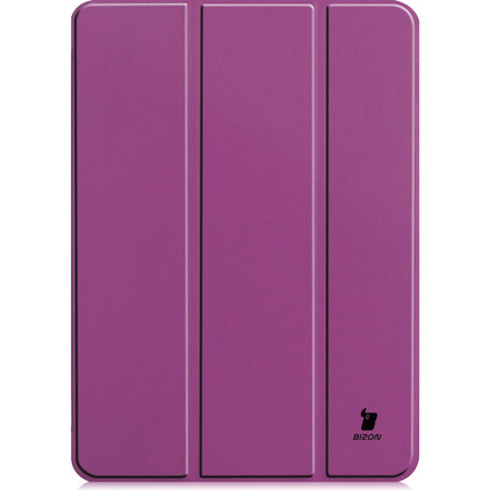 Etui Bizon Case Tab Croc do Apple iPad Pro 11 2022/2021/2020/2018, ciemnofioletowe