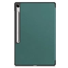 Etui z klapką Bizon Case Tab Croc do Galaxy Tab S10 FE Plus, ciemnozielone