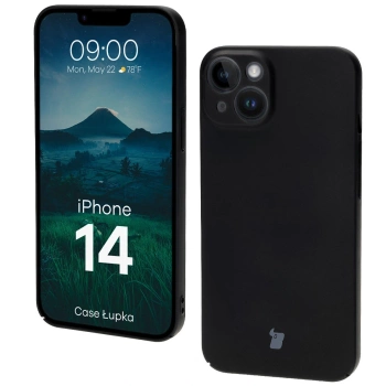Etui Bizon Case Łupka do iPhone 14, czarne