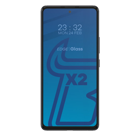 2x Szkło + szybka na aparat Bizon Edge Pack do Galaxy A53
