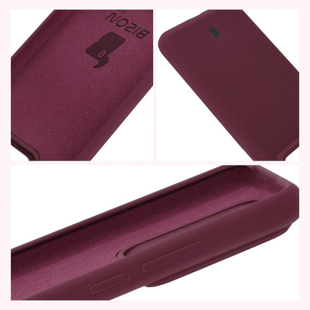 Silikonowe etui Bizon Soft Case do Realme GT 7 Pro, ciemnofioletowe