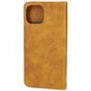 Etui z klapką Bizon Case Pocket do iPhone 15, brązowe