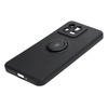 Etui Bizon Case Silicone Ring Sq do Xiaomi 13, czarne
