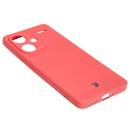 Etui Bizon Case Silicone Sq do Xiaomi Redmi Note 13 Pro+ 5G, brudny róż