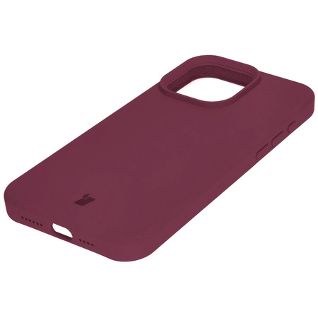 Etui silikonowe Bizon Soft Case do iPhone 15 Pro Max, ciemnofioletowe