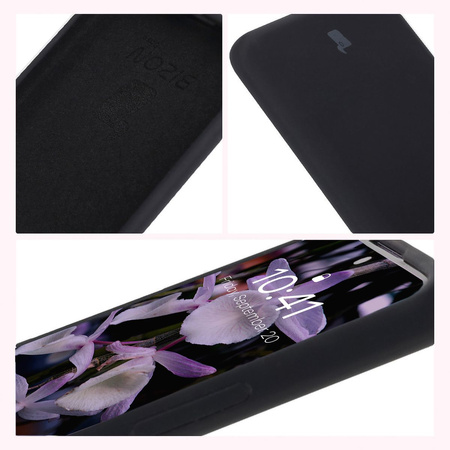 Silikonowe etui Bizon Soft Case do Xiaomi Redmi Note 14 Pro 5G / Poco X7, czarne