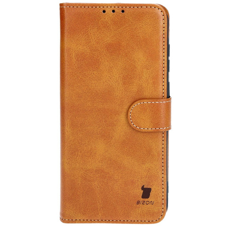 Etui z klapką Bizon Case Pocket do Galaxy A55 5G, brązowe