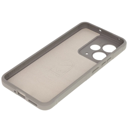 Pancerne etui Bizon Case Tur do Realme 14T 5G, jasnoszare