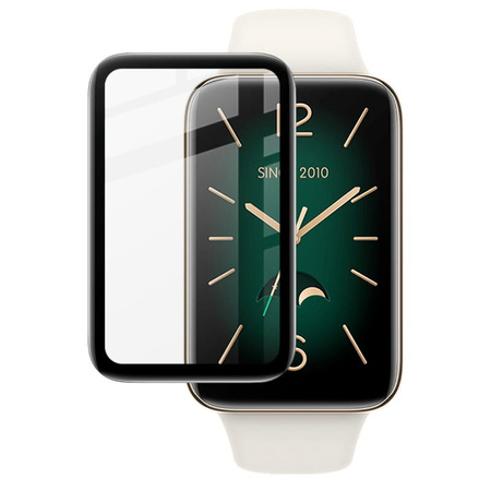 Szkło hartowane Bizon Glass Edge dla Xiaomi Smart Band 7 Pro, czarne