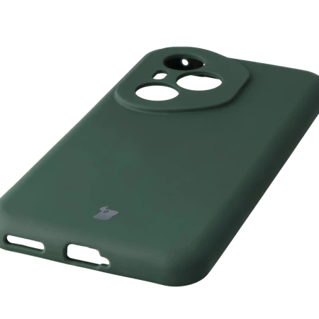 Silikonowe etui Bizon Soft Case do Honor 400 Pro, ciemnozielone
