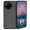 Etui Bizon Case Angelo do Xiaomi Poco F7 Pro, półprzezroczyste z czarną ramką