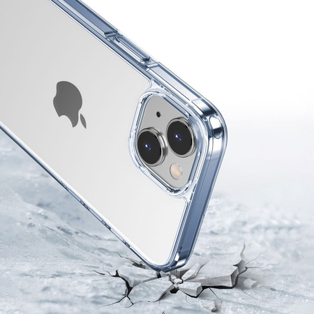 Etui Bizon Case Halo do iPhone 14 / 13, przezroczysto-fioletowe
