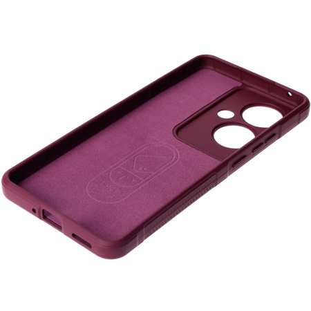 Pancerne etui Bizon Case Tur do Oppo Reno11 F 5G, ciemnofioletowe