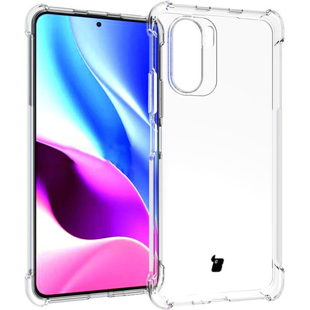 Etui + 2x szkło + obiektyw Bizon Case Clear Pack do Xiaomi Mi 11i / POCO F3, przezroczyste