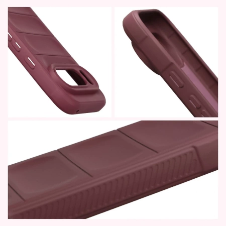 Pancerne etui Bizon Case Tur do Google Pixel 10 / 10 Pro, burgundowe