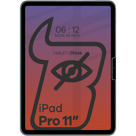 Prywatyzujące szkło hartowane Bizon Glass Tab Clear Shadow do iPad Pro 11 2024, 2 sztuki