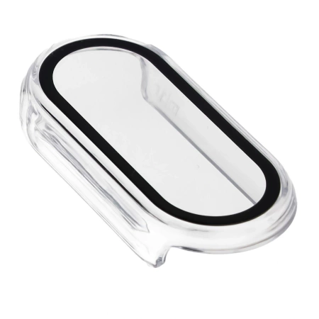 Etui ze szkłem do zegarka Bizon Case+Glass Watch do Xiaomi Smart Band 10, przeźroczyste