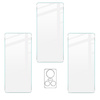 3x Szkło hartowane + szybka na aparat Bizon Glass Clear Pack do Realme GT Neo 3