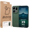Etui Bizon Case Łupka do Oppo Find X9 Pro, zielone