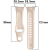 Pasek Bizon Strap Watch Dots do Xiaomi Redmi Watch 3, beżowy