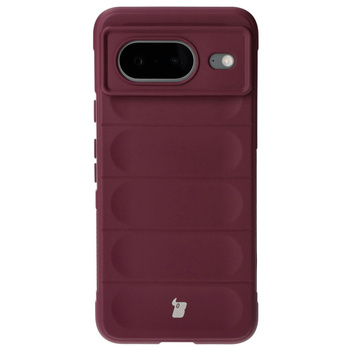 Pancerne etui Bizon Case Tur do Google Pixel 8, burgundowe