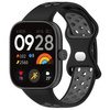 Pasek Bizon Strap Watch Octo do Xiaomi Redmi Watch 5/4 / Smart Band 9/8 Pro, czarno-szary
