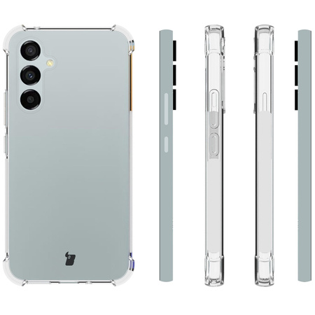 Etui + 2x szkło + obiektyw Bizon Case Clear Pack do Galaxy A54 5G, przezroczyste