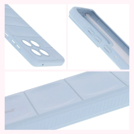 Pancerne etui Bizon Case Tur do Motorola Edge 60 / 60 Fusion, jasnoniebieskie