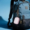 Elastyczne etui z karabińczykiem Bizon Case Headphone Clear do AirPods Pro 3, przeźroczysto-różowe