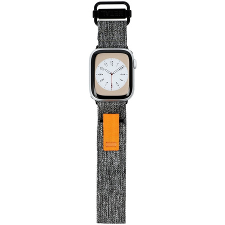 Pasek Bizon Strap Watch Urban do Apple Watch 38/40/41/42 mm, szary melanż