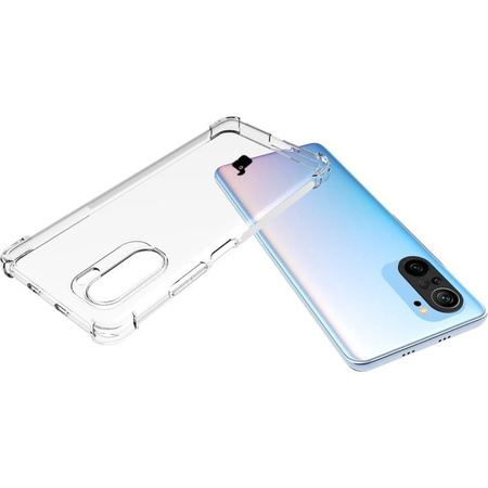 Etui + 2x szkło + obiektyw Bizon Case Clear Pack do Xiaomi Mi 11i / POCO F3, przezroczyste