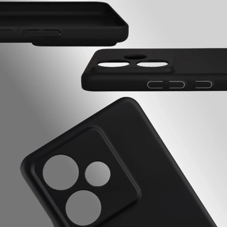 Etui Bizon Case Łupka do Realme GT 7 / 7T, czarne